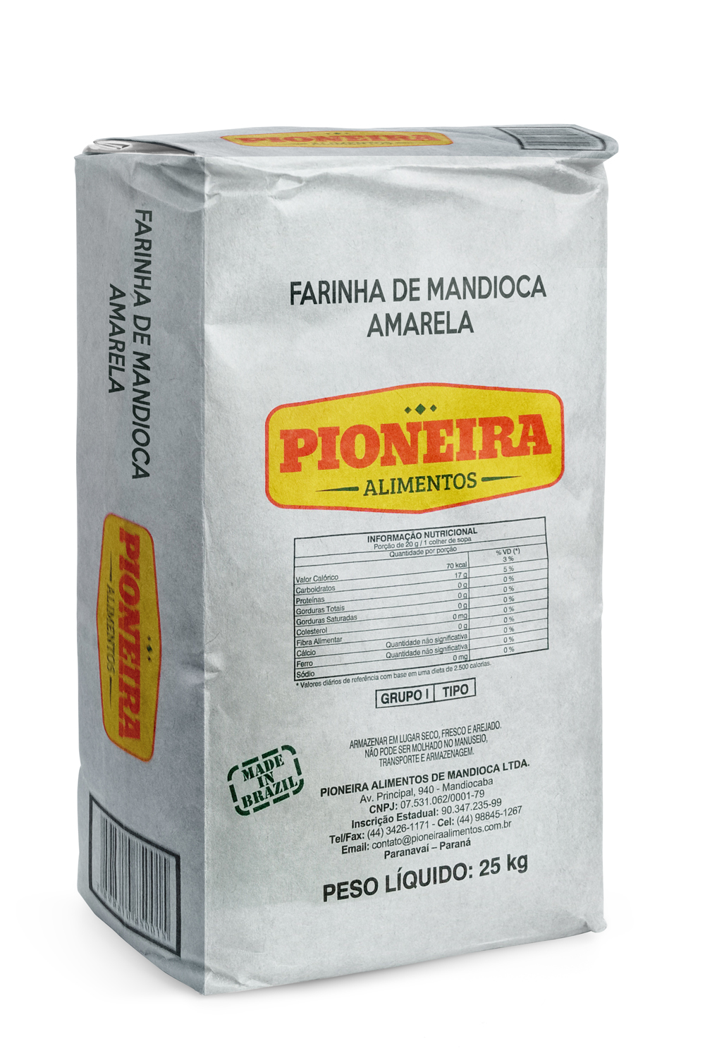 Farinha de Mandioca Amarela